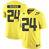 Oregon Ducks 24 Kenjon Barner Yellow Nike College Football Jersey Dzhi,baseball caps,new era cap wholesale,wholesale hats